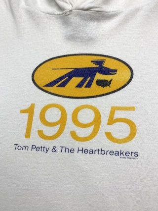 Vintage 1995 Tom Petty and the heartbreakers hoodie XL 2