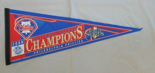 2008 Philadelphia Phillies Nl Champs World Series Full Size Pennant 30