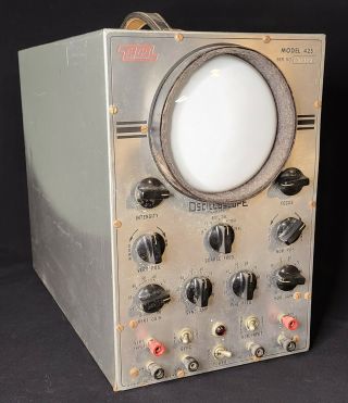 Vintage Eico 425 Oscilloscope Antique Tube Radio Serial 36123