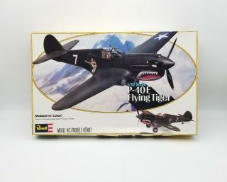 1980 Revell 4400 P - 40e Flying Tiger - 1/32 Scale Kit P40 Warhawk Wwii