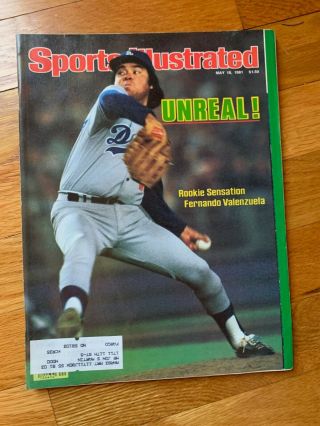 Sports Illustrated May 18,  1981 Fernando Valenzuela Rookie
