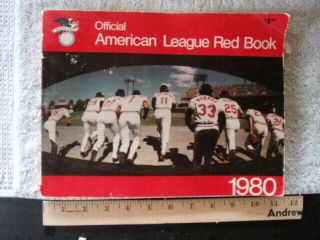 1980 Official American League Red Book