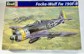 Vintage Revell Focke - Wulf Fw 190f - 8 1:32 Scale Model Kit Circa 2001 Open Box