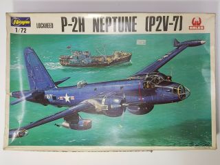 Vintage Hasegawa Kit Lockheed P - 2h (p2v - 7) Neptune 1/72
