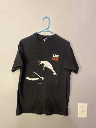 Vintage 1988 U2 Desire Single Stitch T - Shirt Size Xl