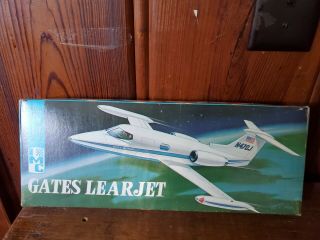 Vintage Icm Gates Learjet 1/48scale Complete With Decals