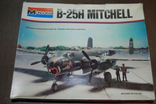 Vintage 1/48 North American B - 25h Mitchell W.  W.  Ii Usaaf Twin Engine Bomber Niob