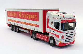 Universal Hobbies 1/50 Scale 5616a - Scania Truck & Trailer - Collins