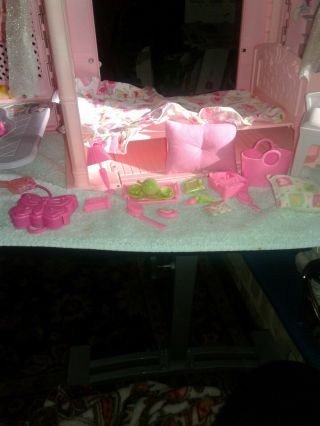 2000 Mattel Pink Portable Fold Up Magi - Key Barbie Doll Magic House - Orignl Access