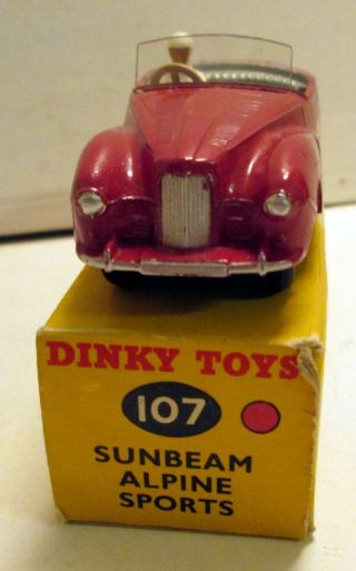 Dinky Toys,  107,  Sunbeam Alpine Sports,  Competition,  (2)