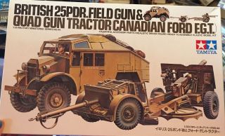Model Kit British 25 Pdr Field Gun & Quad Gun Mm144 Parts