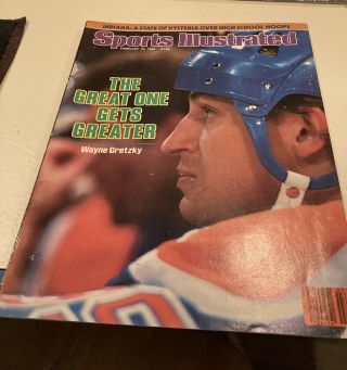1985 Sports Illustrated Wayne Gretzky Oilers No Label