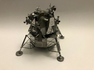 Fascinations Metal Earth Nasa Apollo Lunar Module Steel Model Built And Ready.