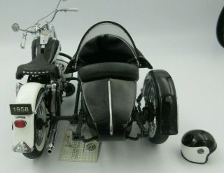 FRANKLIN 1958 HARLEY DAVIDSON DUO - GLIDE AND MATCHING SIDECAR 2