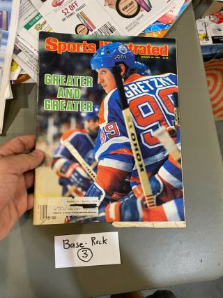 January 23,  1984 Wayne Gretzky,  Hockey,  Edmonton Oilers Sports Illustrated Nhl