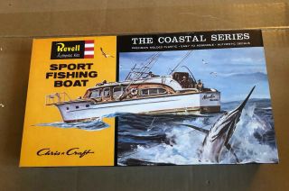 Revell Sport Fishing Boat The Coastal Series Plastic Model Kit H - 387:100