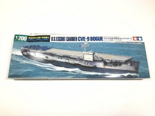 Tamiya Waterline Series 1:700 Ship Model Kit U.  S Escort Carrier Cve - 9 Bogue