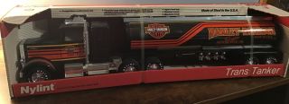 Nylint Toys Trans Tanker Harley - Davidson Oil Tanker - Made In Usa - Boxed