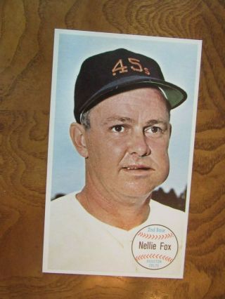 1964 Topps Giant baseball - 13 Nellie Fox,  2b,  Houston Colts 2