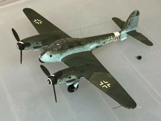 Messerschmitt Me.  410,  1/72,  Built & Finished For Display,  Fine.