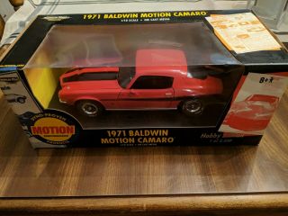 1971 Chevrolet Baldwin Motion Camaro 1/18 Ertl American Muscle 1 Of 2500 Red