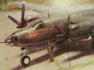 1978 Monogram B - 26 Marauder 1/48 Model Vintage Wwii Complete In An Ugly Box H