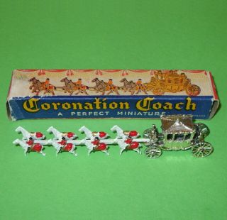 Moko Lesney / Small Coronation Coach & Horses / Boxed