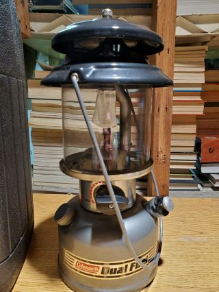 Vintage 1996 Coleman Powerhouse Dual Fuel 2 - Mantle Lantern Hard Case Like Nw /10