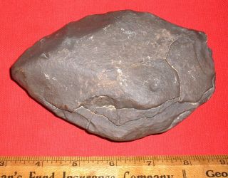 Select (5.  5 ") Paleolithic Acheulean Early Man Axe,  Prehistoric African Artifact
