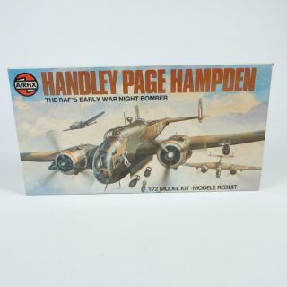 Airfix Handley Page Hampden Raf Night Bomber 1/72 Scale Plastic Model Kit 04011
