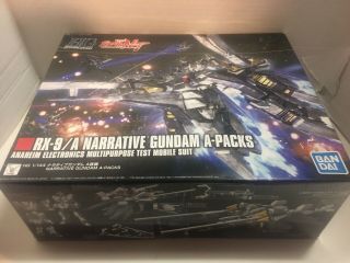 Bandai Hguc 1/44 Rx - 9/a Narrative Gundam A - Pack Model