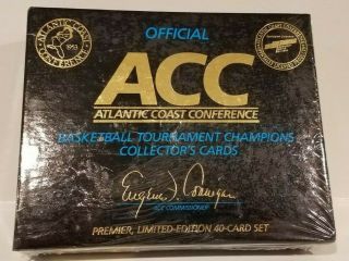 1992 Atlantic Coast Conference Basketball Tournament Champions Collectors Cards