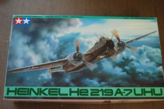 1/48 Tamiya Heinkel He.  219 A - 7 Uhu German Luftwaffe Ww.  W.  I Night Fighter Niob