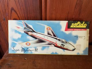 Vintage Solido - Mystere B2 1/60 Complete With Decals