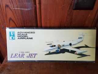 Vintage Imc Lear Jet 1/48 Complete With Decals