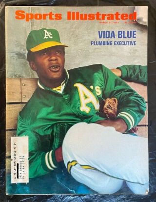 Sports Illustrated - March 27,  1972 - Vida Blue Oakland A 