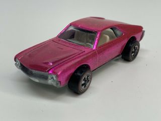 Hot Wheels Redline Us 1969 Custom Amx - Hot Pink
