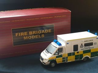 Fire Brigade Model 01 - 03 - Mercedes Benz Sprinter Ambulance - Scottish,  Ltd Edt