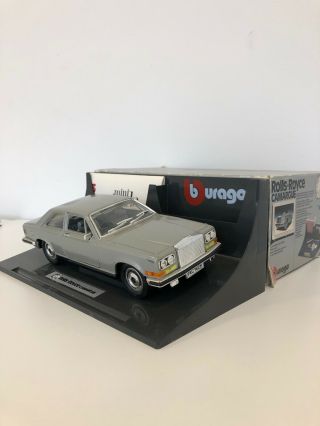 Burago Bburago Rolls Royce Camargue 1:18 Diecast Toy Car