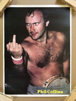 Vintage Poster Phil Collins Genesis Poster Music Memorabilia Pin Up