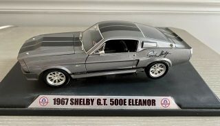 Shelby Collectibles 1:18 " Gone In 60 Seconds " 1967 Shelby Gt 500e Eleanor Signed