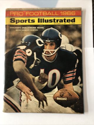 Sports Illustrated September 12 1966 Gale Sayers Chicago Bears Pro Football
