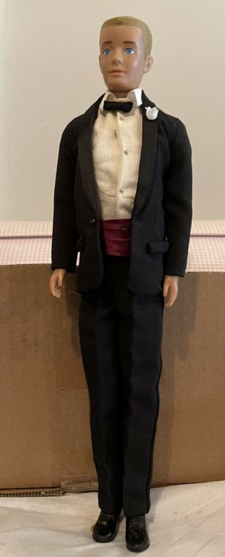 1961 Vintage Barbie Ken Dressed In Tuxedo 787