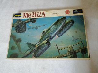 Vintage Hasegawa Messerschmitt Me262a - 1/32 Scale Open Box/parts (147)