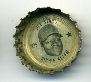 1967 Coke Bottle Cap N25 Richie Allen All Stars