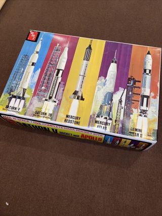 Amt Saturn V Rocket & Apollo Spacecraft 5 Rocket Kits 1/200 Scale Amt700 - 06