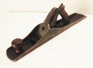 Vtg Antique No.  06 Stanley Rule & Level Wood Plane Tool 18 " Smooth Bottom Usa