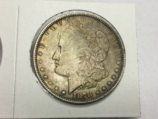 1878 7 Tail Feather Morgan Dollar In Extra Fine
