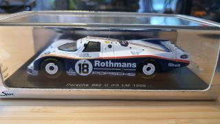 Spark 1:43 Porsche 962 1987 Le Mans 24 Hours 18 Wollek / Mass / Schuppan