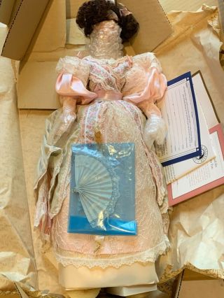 Franklin Heirloom Dolls,  " Catherine And The Poetry Of The Fan "
